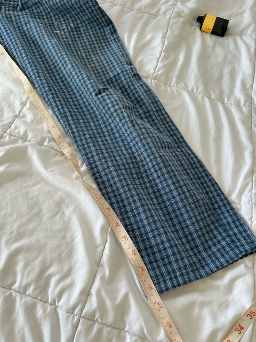 Vintage Levi's SilverTab Blue Check Relaxed Fit Men's pants 30x26 - Picture 10 of 10